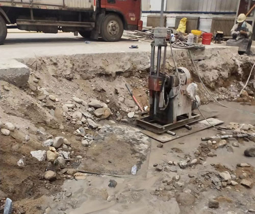 西峰公路下沉压浆